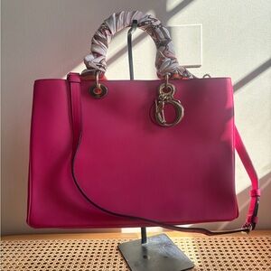 Christian Dior Diorissimo convertible tote bag with pochette $3800